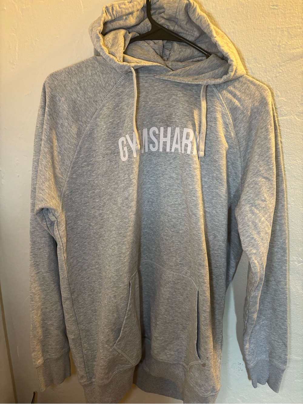 Gray Gymshark hoodie